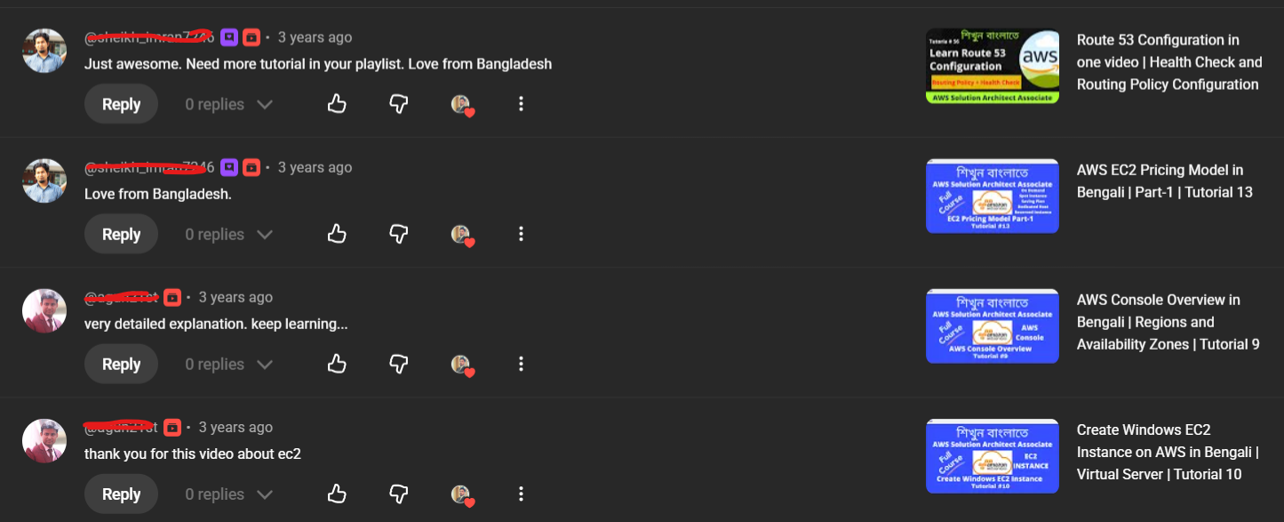 Viewer feedback on Linux networking tutorial by Mangaldeep Dey