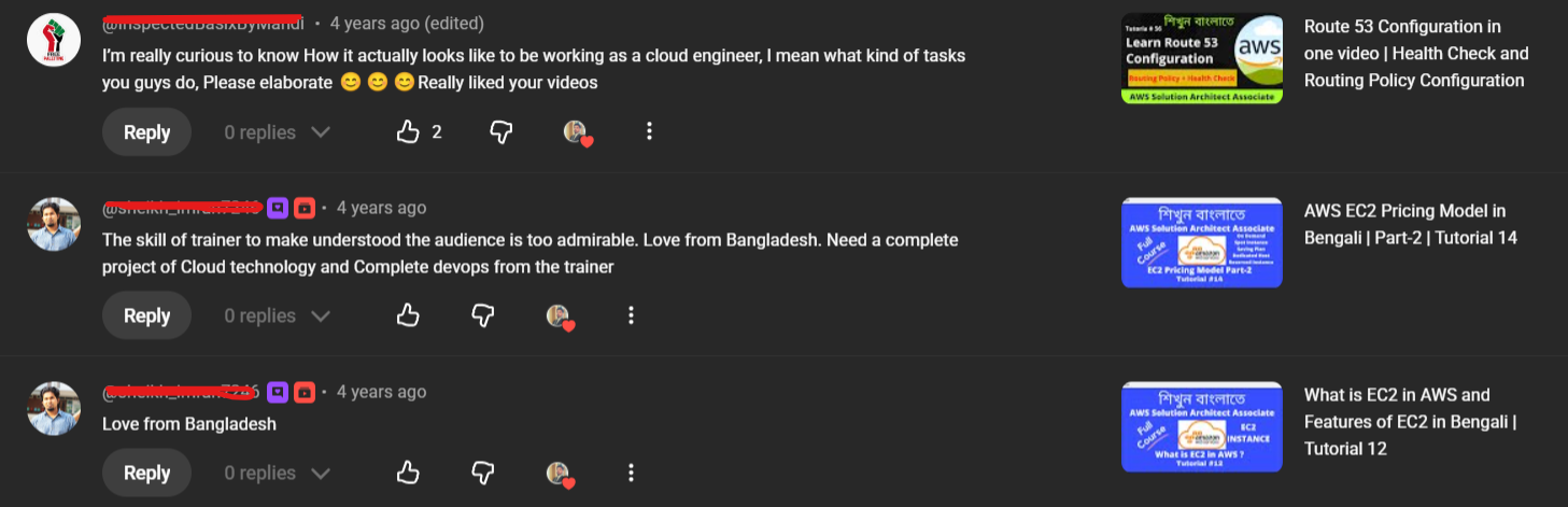Viewer feedback on Linux networking tutorial by Mangaldeep Dey